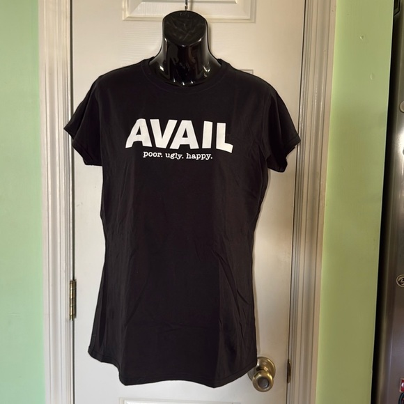 Avail 21st Anniversary Over the James 2019 Tour Ladies Cut T-Shirt Size Large - Picture 1 of 5